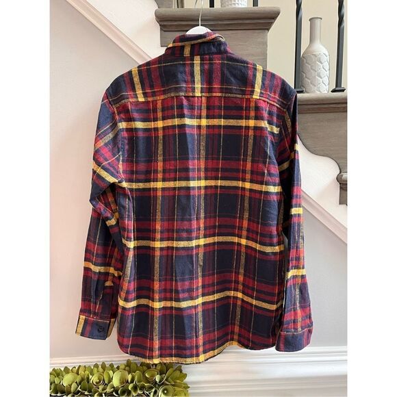 Molokai Surf Co. Primary Colors Plaid Flannel Shirt sz L - Picture 4 of 5